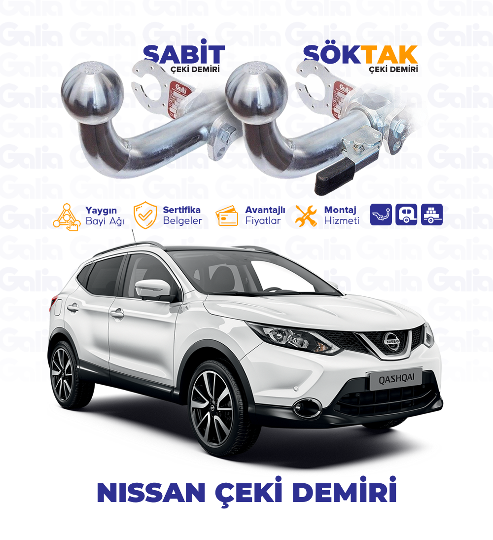 Nissan Çeki Demiri Modelleri, Montajı - Galia Türkiye